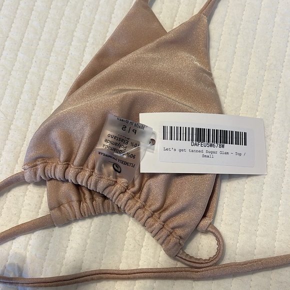 Plumeria Swimwear Bikini SET  Sugar Glam Small top and Large Brazilian bottom - Picture 3 of 9